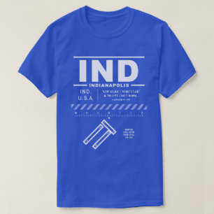 インディア国際的ナポリス空港IND Tシャツ