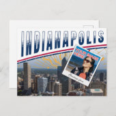 インディア鮮やかナポリス写真コラージュ ポストカード (正面/裏面)