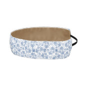 インディゴかわいらしブルーエスニックフローラプリント アスレチックヘッドバンド (右)