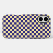 インディゴとバターの市松模様 Case-Mate iPhoneケース (裏面 (横))