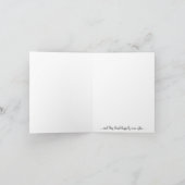 インディゴのきらめきは写真のサンキューカードをつけます サンキューカード (内部)