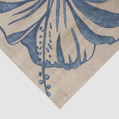 インディゴのハイビスカス 薄葉紙 (詳細)