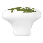 インディゴのバラ セラミックノブ (側面)