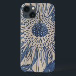 インディゴのヒマワリ iPhone 13ケース<br><div class="desc">花柄</div>
