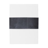 インディゴのモダン水シンプル色の結婚愛 招待状ベリーバンド (裏面例)