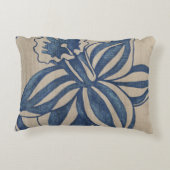 インディゴのラッパスイセン アクセントクッション (裏面)