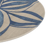 インディゴのラッパスイセン カッティングボード (角)