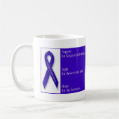 インディゴのリボン コーヒーマグカップ (左)