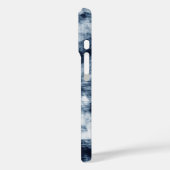 インディゴの刷毛引きカオス Case-Mate iPhoneケース (裏面 / 左)