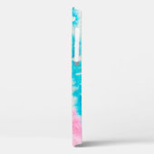 インディゴの古い汚い壁。ボヘミアンを染めろ。黄スプラッシュ Case-Mate iPhoneケース (裏面 / 左)