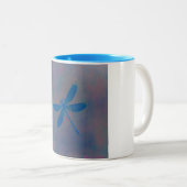 インディゴの夢のトンボ ツートーンマグカップ (正面右)