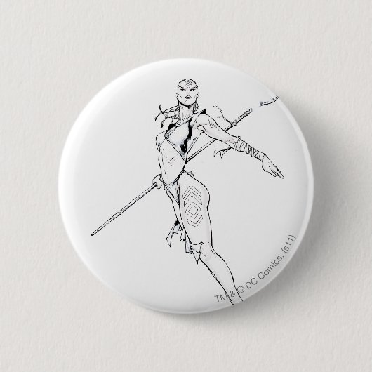 インディゴの種族8 缶バッジ (正面)