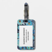 インディゴの花 ラゲッジタグ (裏面縦)