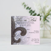 インディゴはまたは保存"鉄(紋章の)フラ・ダ・リ"の日付上がりました セーブザデート (スタンド正面)