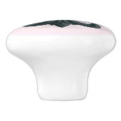 インディゴはまたは引き"鉄(紋章の)フラ・ダ・リ"のキャビネットの上がりました セラミックノブ (側面)