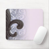 インディゴはまたはmousepad "鉄（紋章の）フラ・ダ・リ"の上がりました マウスパッド (マウス)