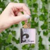 インディゴは優れたキーホルダー"鉄（紋章の）フラ・ダ・リ"の上がりました キーホルダー (手)