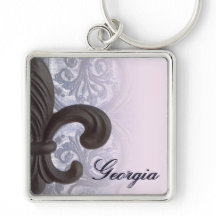 インディゴは優れたキーホルダー"鉄(紋章の)フラ・ダ・リ"の上がりました