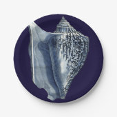 インディゴはIを殻から取り出します ペーパープレート (正面)