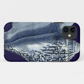 インディゴはIを殻から取り出します Case-Mate iPhoneケース (裏面(横))
