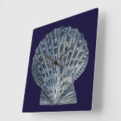 インディゴはVIIIを殻から取り出します スクエア壁時計 (傾斜)