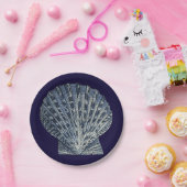 インディゴはVIIIを殻から取り出します ペーパープレート (パーティー)