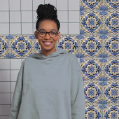 インディゴアズレジョブルーイエローポルトガル語リスボン タイル