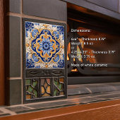 インディゴアズレジョブルーポルトガルリスボン装飾品 タイル