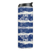 インディゴアート：抽象芸術水彩混沌。 タンブラー (回転左)