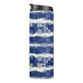 インディゴアート：抽象芸術水彩混沌。 タンブラー (回転右)