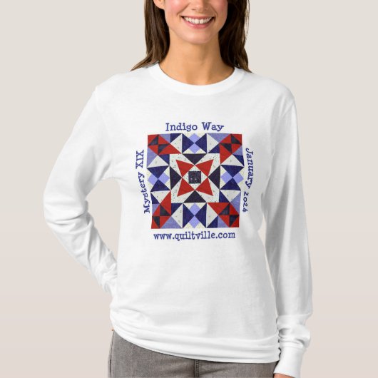 インディゴウェイ長袖シャツ Tシャツ (正面)