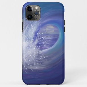 インディゴウェーブファインアート電話ケース iPhone 11 PRO MAXケース