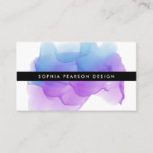 インディゴウォーターカラーブロ 名刺 (正面)