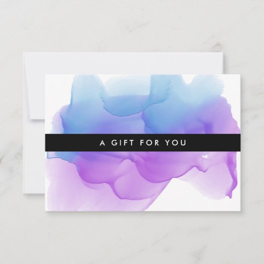 インディゴウォーターカラーブロ |商品券 (正面)