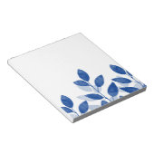 インディゴウォーター葉カラー ノートパッド (アングル)