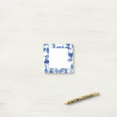 インディゴウォーター葉カラー ポストイット (デスク上)