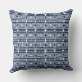 インディゴエスニックモンろうけつ染め装飾用クッション クッション (裏面)