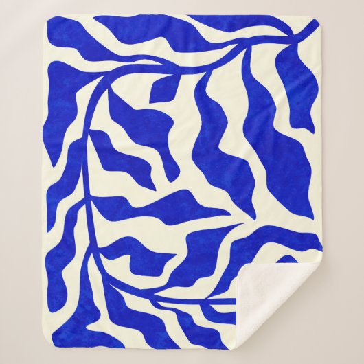 インディゴエレガンス シェルパブランケット (正面)