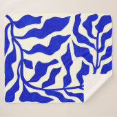 インディゴエレガンス シェルパブランケット (正面(横))