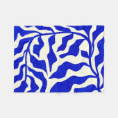 インディゴエレガンス フリースブランケット (正面(横))