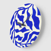 インディゴエレガンス ラージ壁時計 (傾斜)