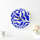 インディゴエレガンス ラージ壁時計 (ホーム)