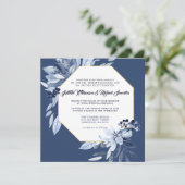 インディゴガーデンフローラスクエア結婚式招待状 招待状 (スタンド正面)