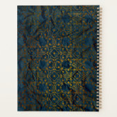 インディゴクラシック金ゴールドエレガントダマスクイヤープランナー プランナー手帳 (裏面)