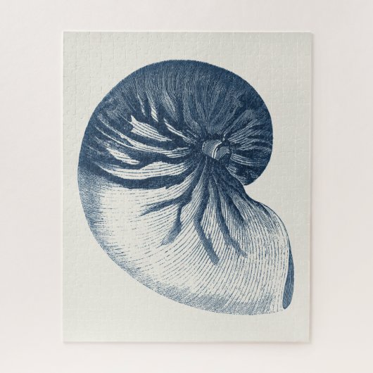 インディゴシャークアイシーシェル ジグソーパズル (縦)