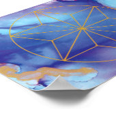 インディゴスター/クリスタルグリッドテンプレート ポスター (角)