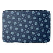 インディゴスピリット：Boho African Geometry バスマット (正面)