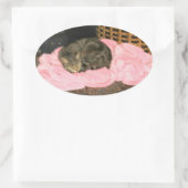 インディゴズバスローブ 楕円形シール (バッグ)