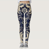 インディゴタトゥーフェイク体アートレギンス レギンス (正面)
