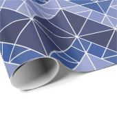 インディゴタングラムラッピング紙 ラッピングペーパー (ロールコーナー)